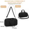 imageBLUBOON Duffle Bag Girls Kids Cute Gym Bag with Shoes Compartment ampamp Wet Separation Waterproof Sports Overnight Travel BagBlack diamond grid