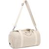 imageBLUBOON Duffle Bag Girls Kids Cute Gym Bag with Shoes Compartment ampamp Wet Separation Waterproof Sports Overnight Travel BagCorduroy Beige