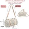 imageBLUBOON Duffle Bag Girls Kids Cute Gym Bag with Shoes Compartment ampamp Wet Separation Waterproof Sports Overnight Travel BagCorduroy Floral 200