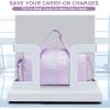 imageBLUBOON Duffle Bag Girls Kids Cute Gym Bag with Shoes Compartment ampamp Wet Separation Waterproof Sports Overnight Travel BagMetallic purple
