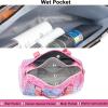 imageBLUBOON Duffle Bag Girls Kids Cute Gym Bag with Shoes Compartment ampamp Wet Separation Waterproof Sports Overnight Travel BagPink lepoard