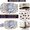 imageBLUBOON Duffle Bag Girls Kids Cute Gym Bag with Shoes Compartment ampamp Wet Separation Waterproof Sports Overnight Travel BagSmall Floral Corduroy