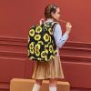 imageBackpack for Teen Girls Womens School Laptop Bookbag Travel Rucksack Sunflower Daypacks Sunflower Black OneSize