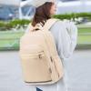 imageBluboon Backpack for Women 156 Inch Laptop Bookbag College School Backpack Girls Schoolbag Compartment Daypack for BusinessSolid Beige