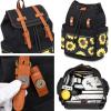 imageBluboon Girls School Backpack Women College Bookbag Lady Travel Rucksack 156Inch Laptop Bag Black Sunflower