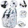 imageBluboon Girls School Backpack Women College Bookbag Lady Travel Rucksack 156Inch Laptop Bag with Charge Port AMarble