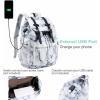 imageBluboon Girls School Backpack Women College Bookbag Lady Travel Rucksack 156Inch Laptop Bag with Charge Port AMarble