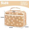 imageBluboon Insulated Lunch Bag for Girls ampamp Boys Corduroy School Lunch Box with Cooler ampamp Organizer Compartments LeakProof Lunch Tote for School Travel Corduroy Strawberries BeigeBeige Floral 95
