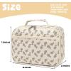 imageBluboon Kids Girls Lunch Bag Insulated Lunch Box for school Corduroy Lunch Cooler Organizer School Kids Lunch ToteBlack Floral 171