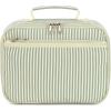 imageBluboon Kids Girls Lunch Bag Insulated Lunch Box for school Corduroy Lunch Cooler Organizer School Kids Lunch ToteStripes green