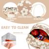 imageBluboon Lunch Box for Women Cute Lunch Bag Reusable Insulated Lunch Bags Large Capacity Lunchbox Cooler for Work Picnic or TravelBeige flower brown base