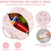 imageBluboon Lunch Box for Women Cute Lunch Bag Reusable Insulated Lunch Bags Large Capacity Lunchbox Cooler for Work Picnic or TravelBow Floral Pink 212
