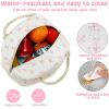 imageBluboon Lunch Box for Women Cute Lunch Bag Reusable Insulated Lunch Bags Large Capacity Lunchbox Cooler for Work Picnic or TravelPink Bow  6