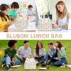 imageBluboon Lunch Box for Women Cute Lunch Bag Reusable Insulated Lunch Bags Large Capacity Lunchbox Cooler for Work Picnic or TravelStrawberry beige