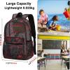 imageBluboon Mesh Backpack for Girls Kids SemiTransparent School Bookbag See Through Beach Bag DaypackGraffitired