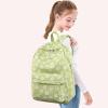 imageBluboon School Backpack Teens Girls Boys Kids School Book Bags with Lunch Box Pencil BagBeige Small Flower 95