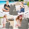 imageBluboon School Backpack Teens Girls Boys Kids School Book Bags with Lunch Box Pencil BagCorduroy Black Checkered 1