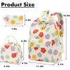 imageBluboon School Backpack Teens Girls Boys Kids School Book Bags with Lunch Box Pencil BagCorduroy Colorful Floret