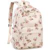 imageBluboon School Backpack Teens Girls Boys Kids School Book Bags with Lunch Box Pencil BagCorduroy Floret