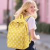 imageBluboon School Backpack Teens Girls Boys Kids School Book Bags with Lunch Box Pencil BagFlower 95 Yellow