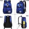 imageBluboon School Backpack for Boys Teens Bookbag Travel Daypack Kids Girls Lunch Bag Pencil CaseStarry skyblue