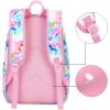 imageBluboon School Backpack for Girls Teens Bookbag Set Laptop Backpack Lunch Box with Pencil Bag Tie Dye Blue