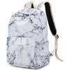 imageBluboon Teen Girls School Backpack Kids Bookbag Set with Lunch Box Pencil Case Travel Laptop Backpack Casual Daypacks Marble PinkBlueMarble 1