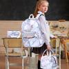imageBluboon Teen Girls School Backpack Kids Bookbag Set with Lunch Box Pencil Case Travel Laptop Backpack Casual Daypacks Marble PinkBlueMarble