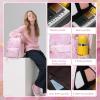 imageBluboon Teen Girls School Backpack Kids Bookbag Set with Lunch Box Pencil Case Travel Laptop Backpack Casual Daypacks Marble PinkBluePink