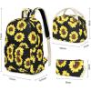 imageBluboon Teens Backpack Set Girls School Backpack Lunch Box Pencil Bags Student Bookbags 3 in 1