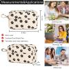 imageBluboon Teens Backpack Set Girls School Backpack Lunch Box Pencil Bags Student Bookbags 3 in 1Black Flower Beige