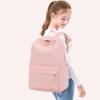 imageBluboon Teens Backpack Set Girls School Backpack Lunch Box Pencil Bags Student Bookbags 3 in 1Pink3 Sets