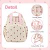imageBluboon Toddler Backpack for Girls Boys 24 Cute 12quot Preschool Kindergarten Backpacks Kids Daycare Bags School TravelA Strawberrywhite