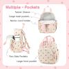imageBluboon Toddler Backpack for Girls Boys 24 Cute 12quot Preschool Kindergarten Backpacks Kids Daycare Bags School TravelA Strawberrywhite