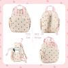 imageBluboon Toddler Backpack for Girls Boys 24 Cute 12quot Preschool Kindergarten Backpacks Kids Daycare Bags School TravelA Strawberrywhite