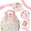 imageBluboon Toddler Backpack for Girls Boys 24 Cute 12quot Preschool Kindergarten Backpacks Kids Daycare Bags School TravelPink Bow Flower 212beige