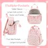 imageBluboon Toddler Backpack for Girls Boys 24 Cute 12quot Preschool Kindergarten Backpacks Kids Daycare Bags School TravelPink Bow Flower 212pink