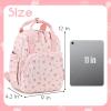 imageBluboon Toddler Backpack for Girls Boys 24 Cute 12quot Preschool Kindergarten Backpacks Kids Daycare Bags School TravelPink Bow Flower 212pink