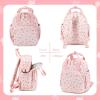 imageBluboon Toddler Backpack for Girls Boys 24 Cute 12quot Preschool Kindergarten Backpacks Kids Daycare Bags School TravelPink Bow Flower 212pink