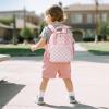 imageBluboon Toddler Backpack for Girls Boys 24 Cute 12quot Preschool Kindergarten Backpacks Kids Daycare Bags School TravelPink White Checkered