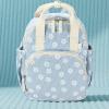 imageBluboon Toddler Backpack for Girls Boys 24 Cute 12quot Preschool Kindergarten Backpacks Kids Daycare Bags School TravelWhite Flower Blue95