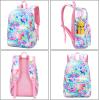 imageGirls Backpack Preschool Bookbag Backpack for Elementary Kindergarden Schoolbag Tie Dye Blue Medium