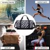 imageGym Bag for Women Small Duffel Bag with Shoe Compartment and Wet Pocket Travel Duffle Bag Carry On Weekender Bag Workout Bag