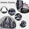 imageGym Bag for Women Small Duffel Bag with Shoe Compartment and Wet Pocket Travel Duffle Bag Carry On Weekender Bag Workout Bag