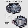 imageGym Bag for Women Small Duffel Bag with Shoe Compartment and Wet Pocket Travel Duffle Bag Carry On Weekender Bag Workout Bag