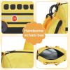 imageKids Overnight Duffle Luminous Sport Gym Gag with Shoe Compartment ampamp Wet Pocket Small Sleepover bag Carry on Weekender Travel Tote for Kids Boys GirlsSchool Bus Yellow