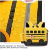 imageToddler Backpack Boy Preschool School Bus Bookbag Kindergarten 3D Daycare Bags with Insulation Lunch BoxYellow Black