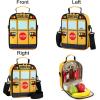 imageToddler Backpack Boy Preschool School Bus Bookbag Kindergarten 3D Daycare Bags with Insulation Lunch BoxYellow Red