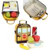 imageToddler Backpack Boy Preschool School Bus Bookbag Kindergarten 3D Daycare Bags with Insulation Lunch BoxYellow Red