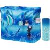 imageWaterproof Beach Tote Pool Bags for Women Ladies Extra Large Gym Tote Carry On Bag With Wet Compartment for Weekender Travel2 Pcs Beach Bag With Towelturtle Blue